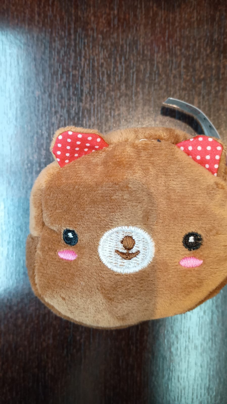 Mini pochette di peluche